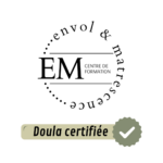 logo centre de formation envol et matrescence et mention de doula certifiée