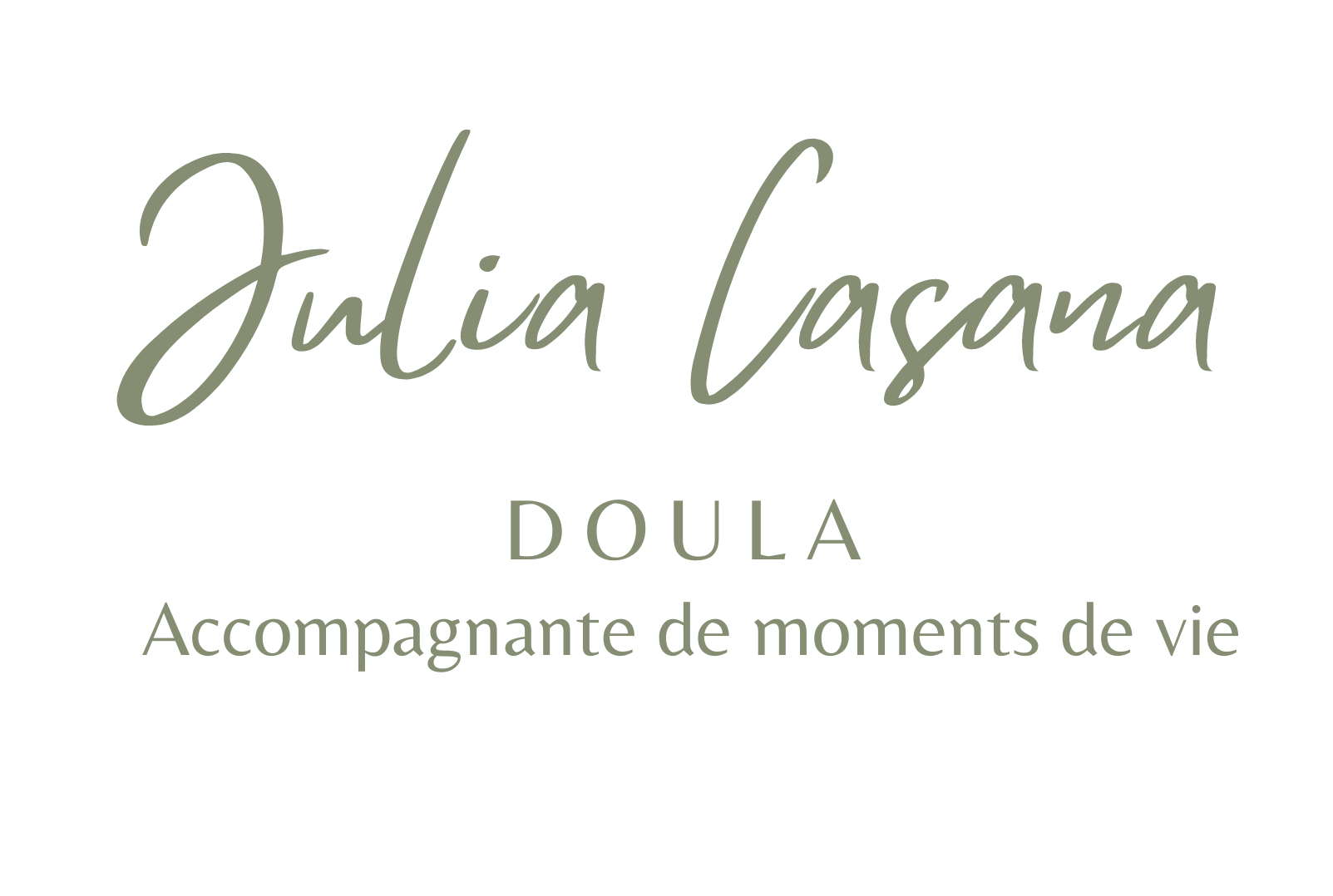 Julia Casana Doula accompagnante de moments de vie